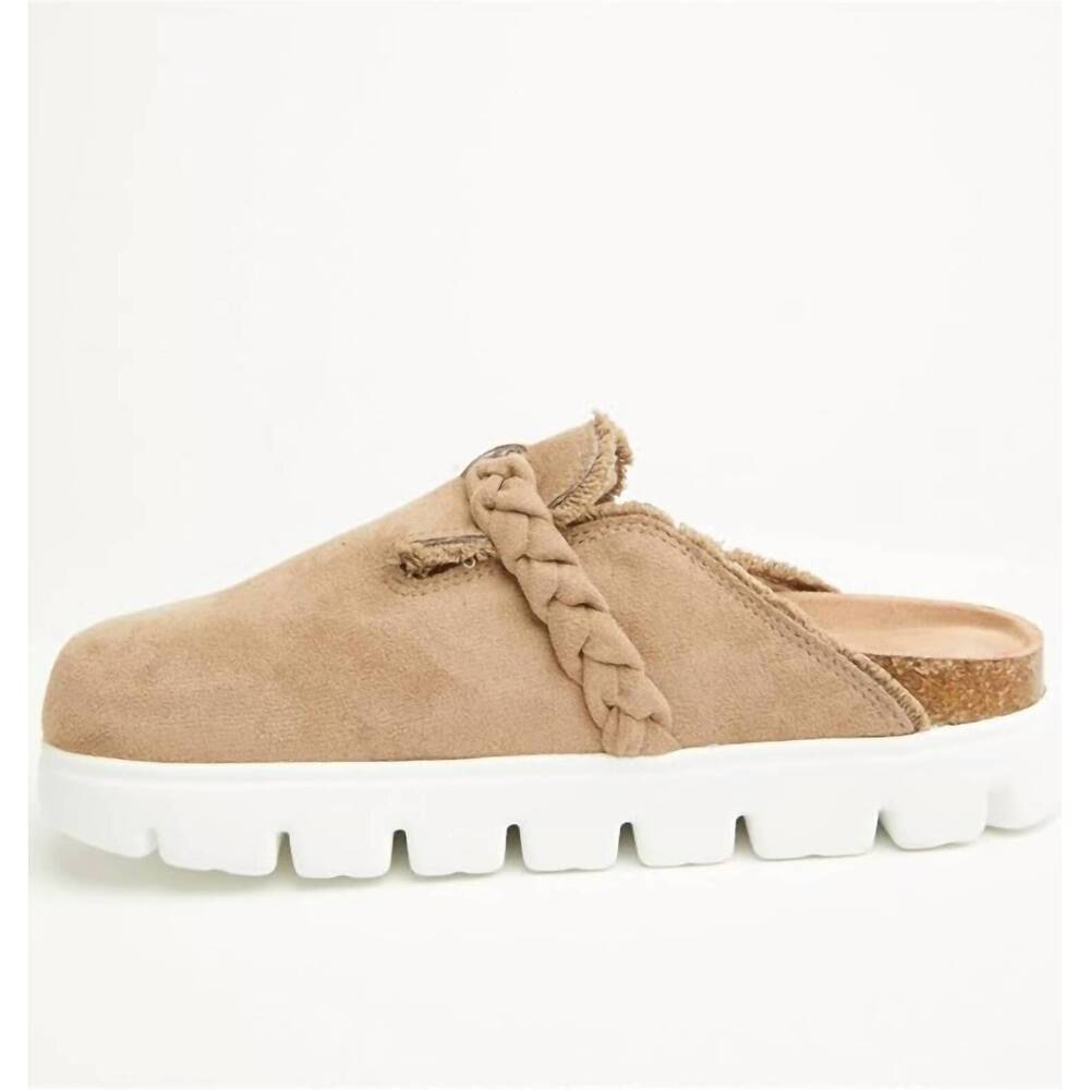 NEW VERY G women's cali slip-on casual clog in taupe - Picture 3 of 5
